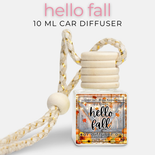 10ml Scented Oil Hanging Car Diffusers