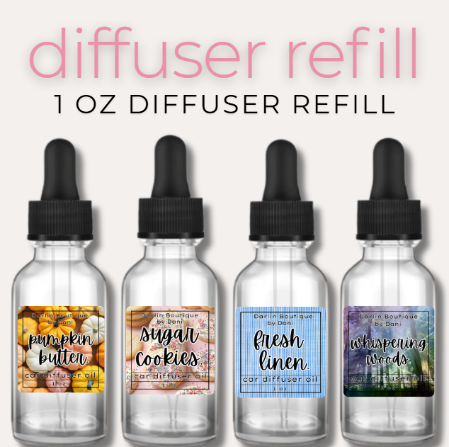 1 oz Scented Hanging Car Refills