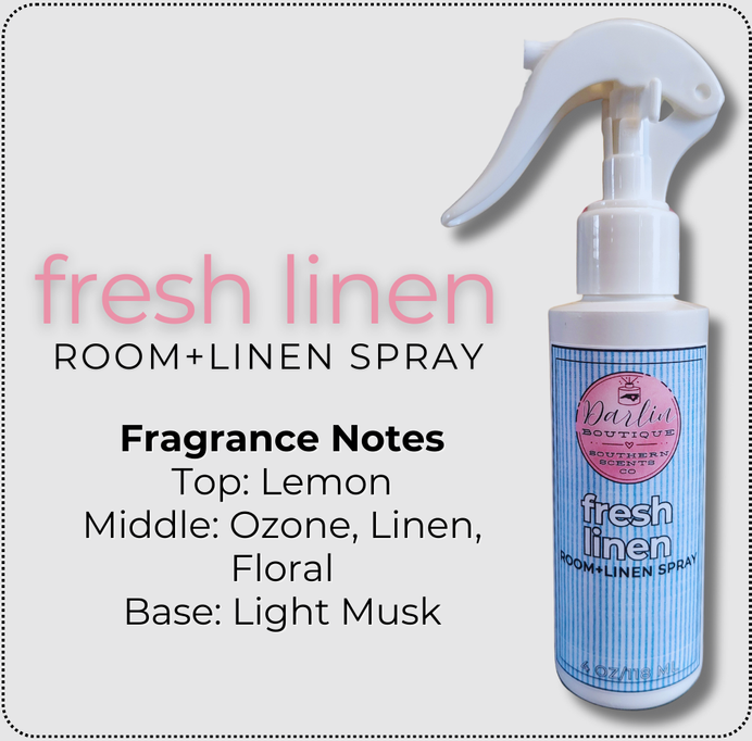 4 oz Scented Linen & Room Spray